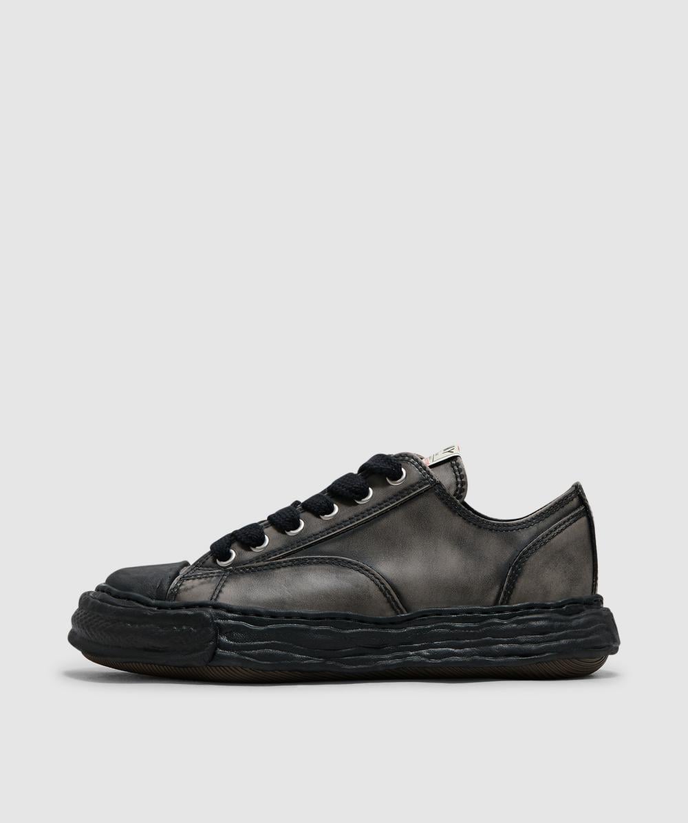 Miharayasuhiro Maison Mihara Yasuhiro Peterson 23 Low Og Sole Vintage Leather Sneaker In Black