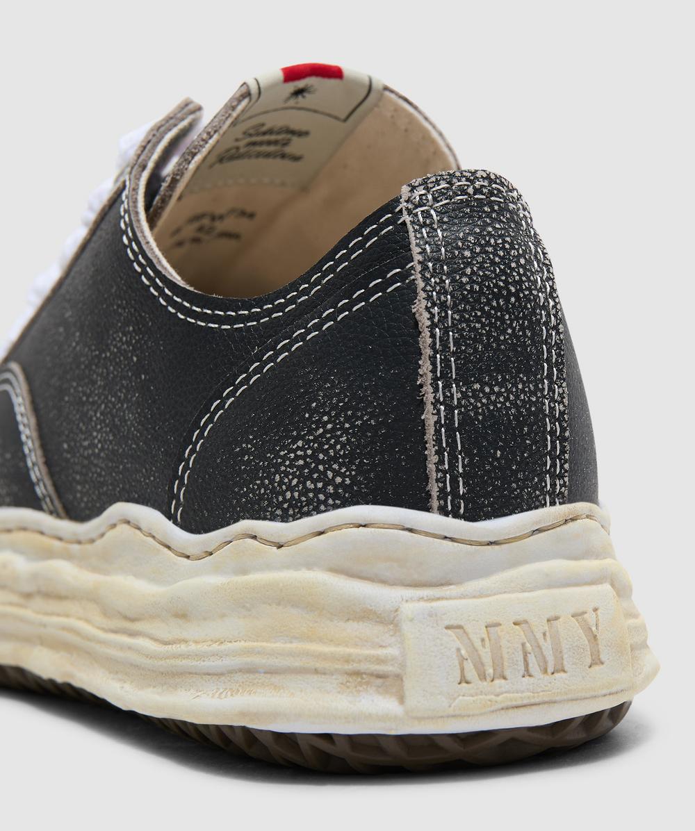 Maison Mihara Yasuhiro Hank low brushed shrink leather sneaker