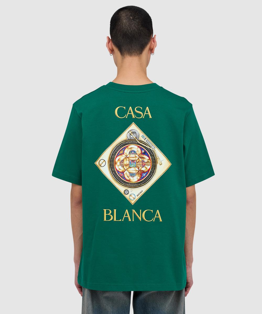 Casablanca Plafond Orne De Musique T-shirt In Green