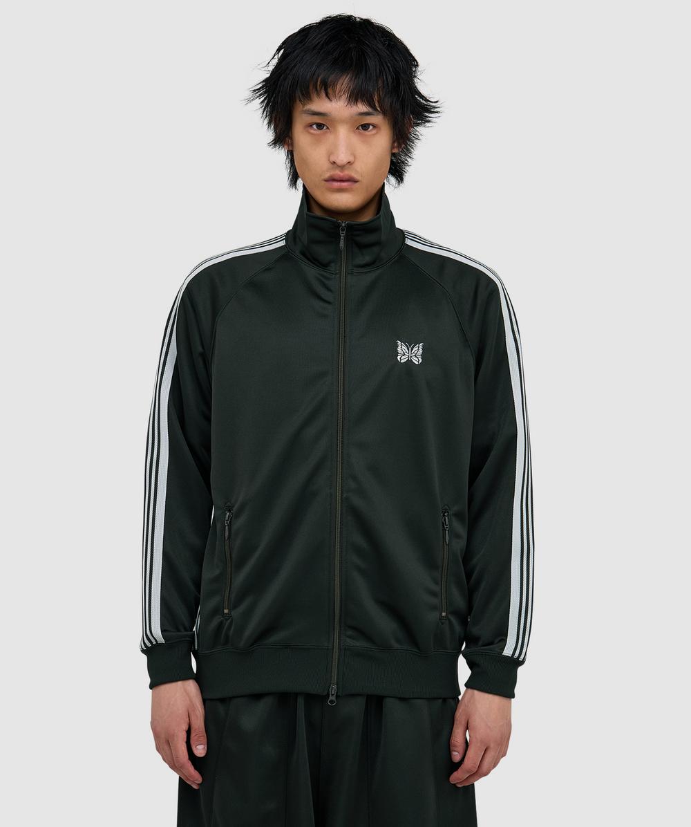 Needles Poly Smooth Track Jacket (Charcoal - M) - Size M, Male