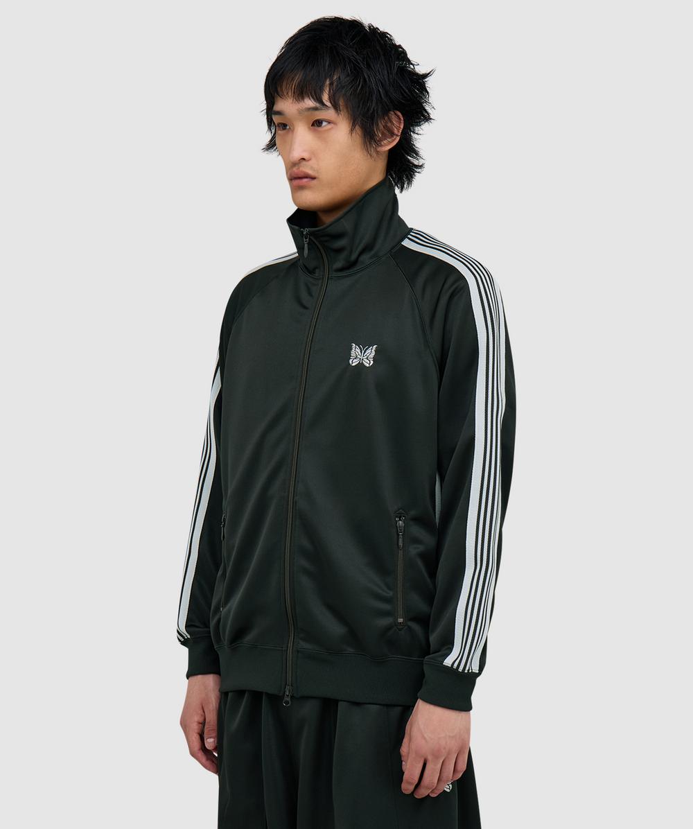 Needles Poly smooth track jacket | CHARCOAL | SEVENSTORE