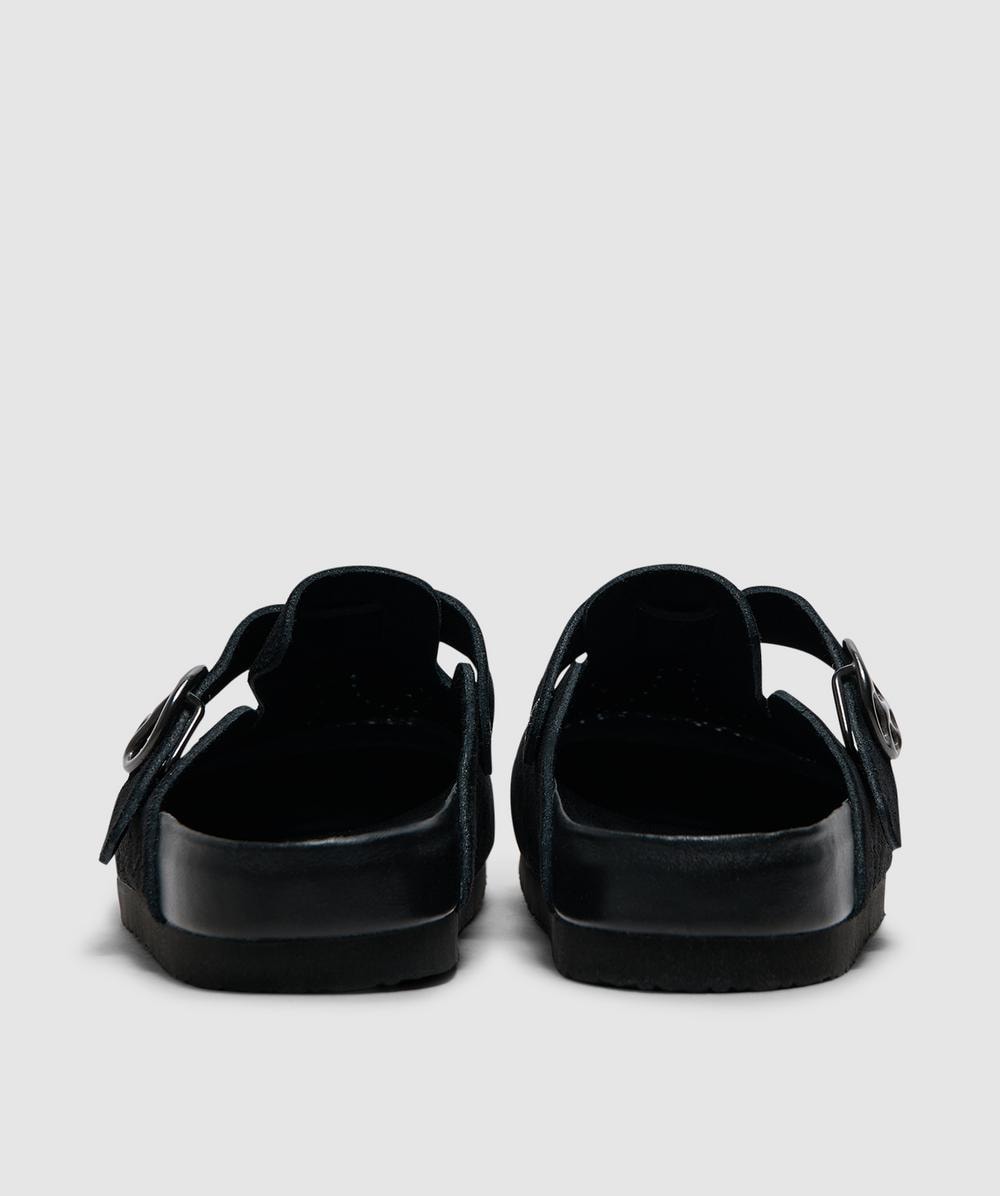 Needles Suede clog sandal | BLACK | SEVENSTORE