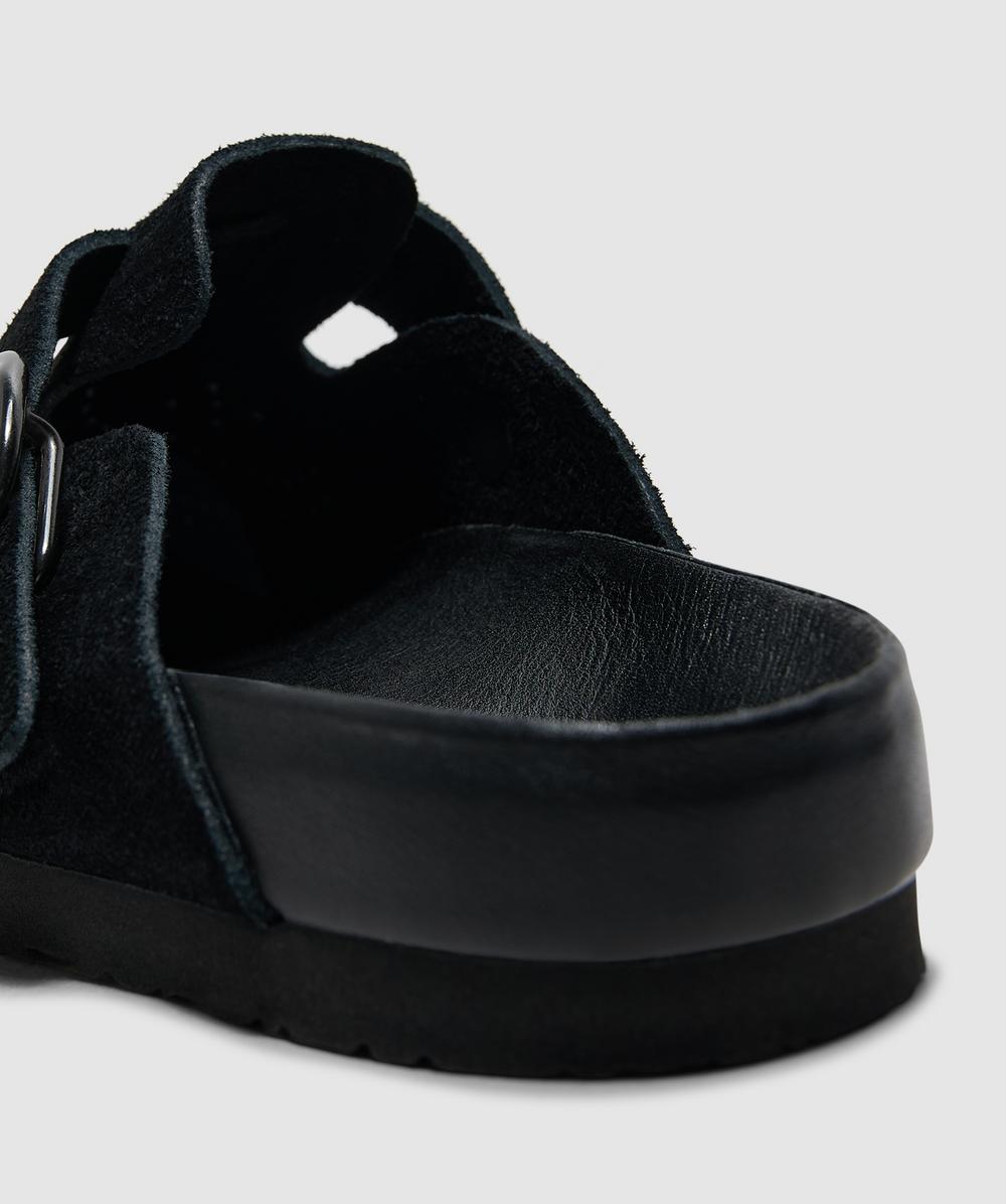 Needles Suede clog sandal | BLACK | SEVENSTORE