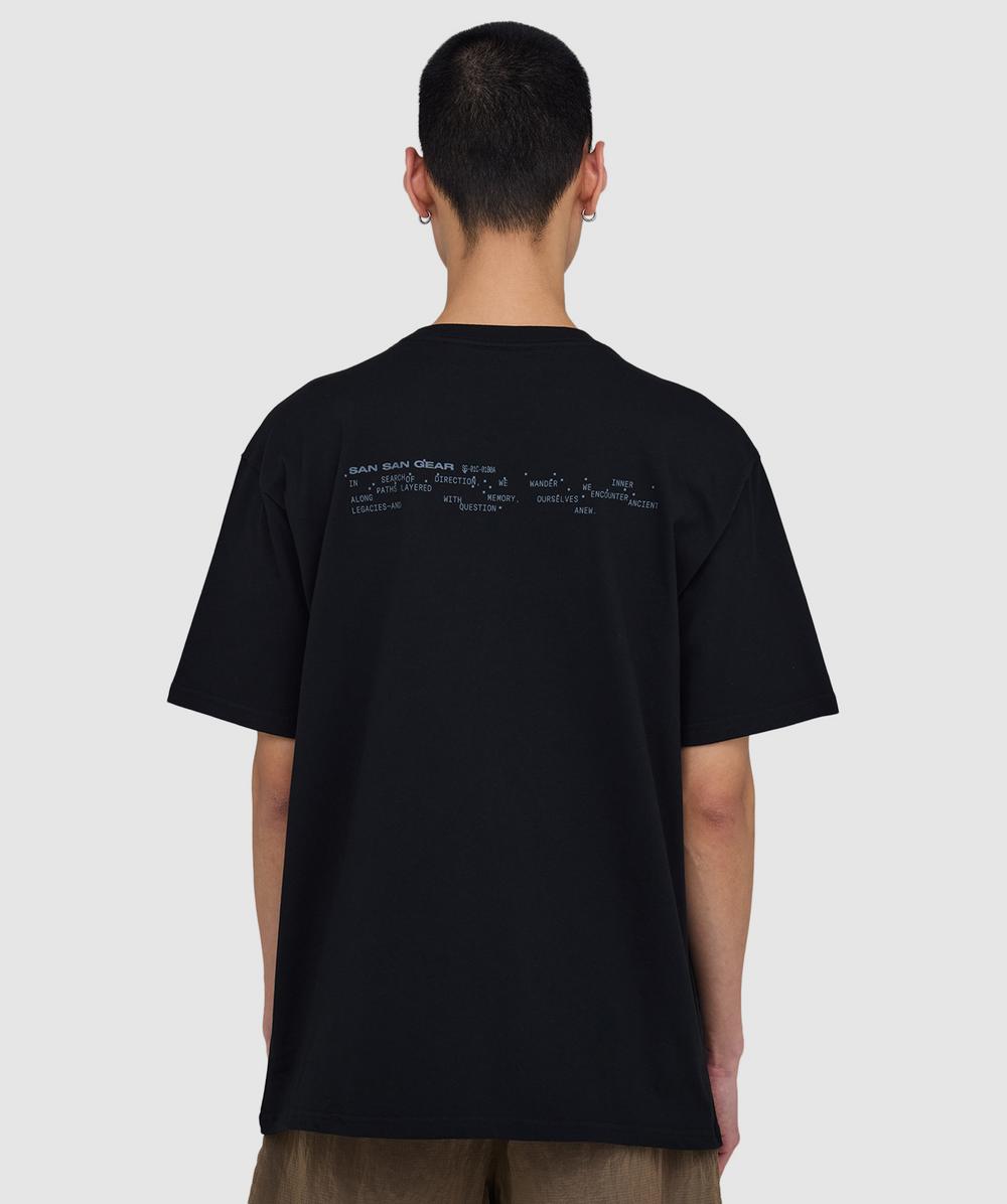 トップス sansangear LOGO T-SHIRT [BLACK] San San Gear Logo t-shirt | BLACK | SEVENSTORE