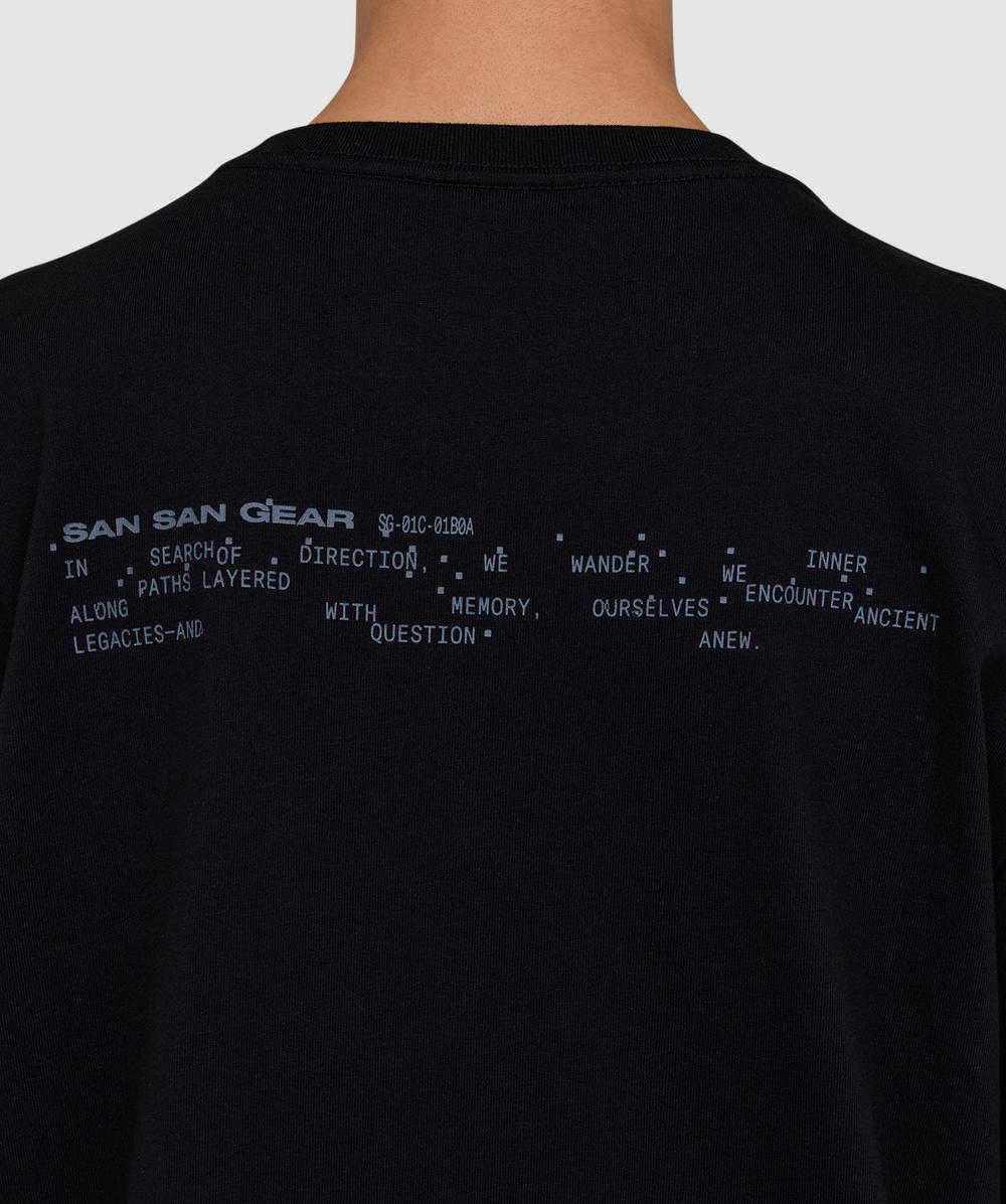トップス sansangear LOGO T-SHIRT [BLACK] San San Gear Logo t-shirt | BLACK | SEVENSTORE