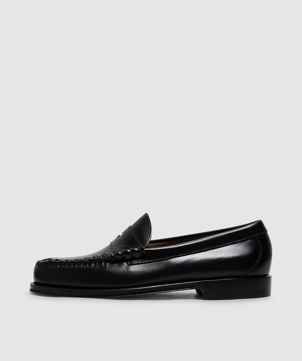 Gh Bass G.h. Bass Weejun Heritage Larson Weave Loafer In Black