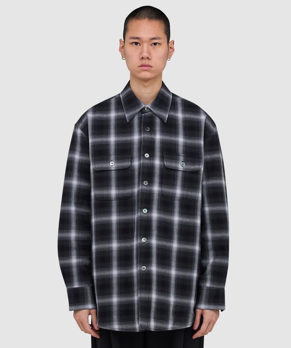 Our Legacy Moss Shirt (Shadow Trial Check - 52) - Size 52, Male