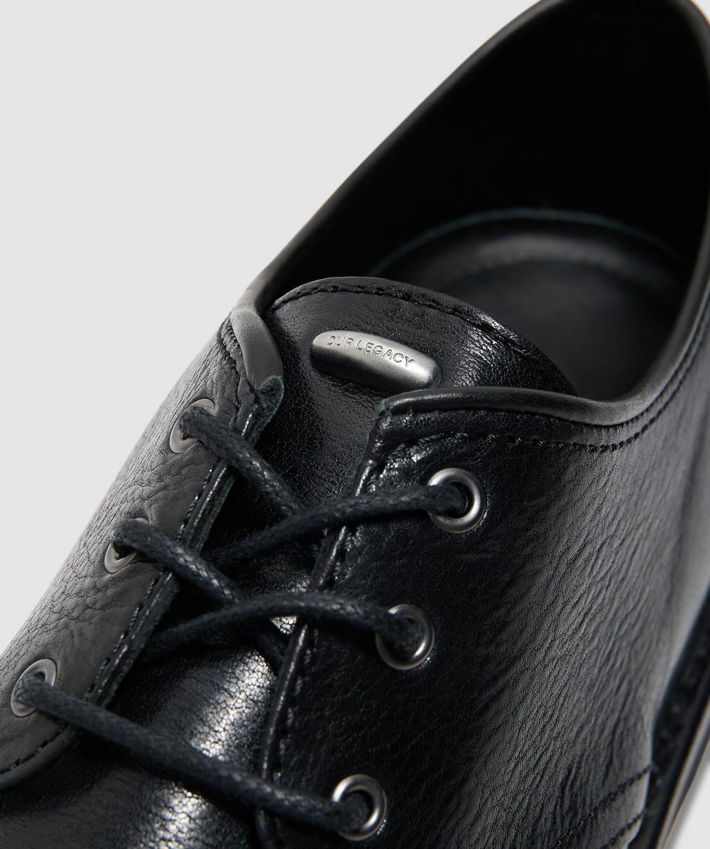 Our Legacy Trampler shoe | BLACK SUPPLE COW HIDE | SEVENSTORE