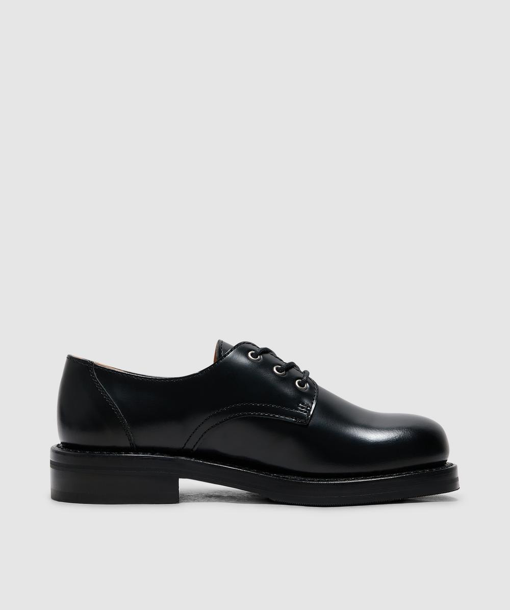 Our Legacy Reception shoe | GLAZED BLACK LEATHER | SEVENSTORE