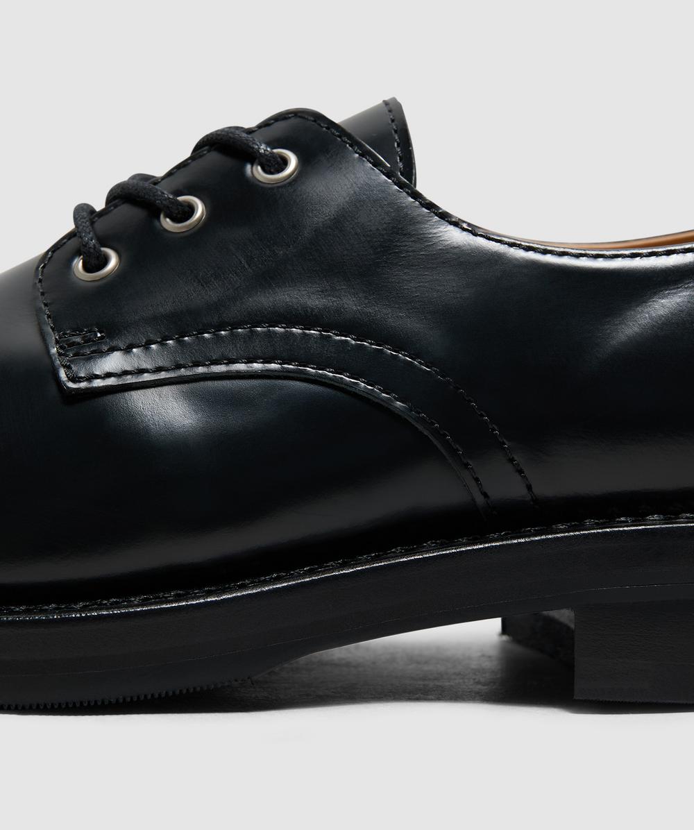 Our Legacy Reception shoe | GLAZED BLACK LEATHER | SEVENSTORE