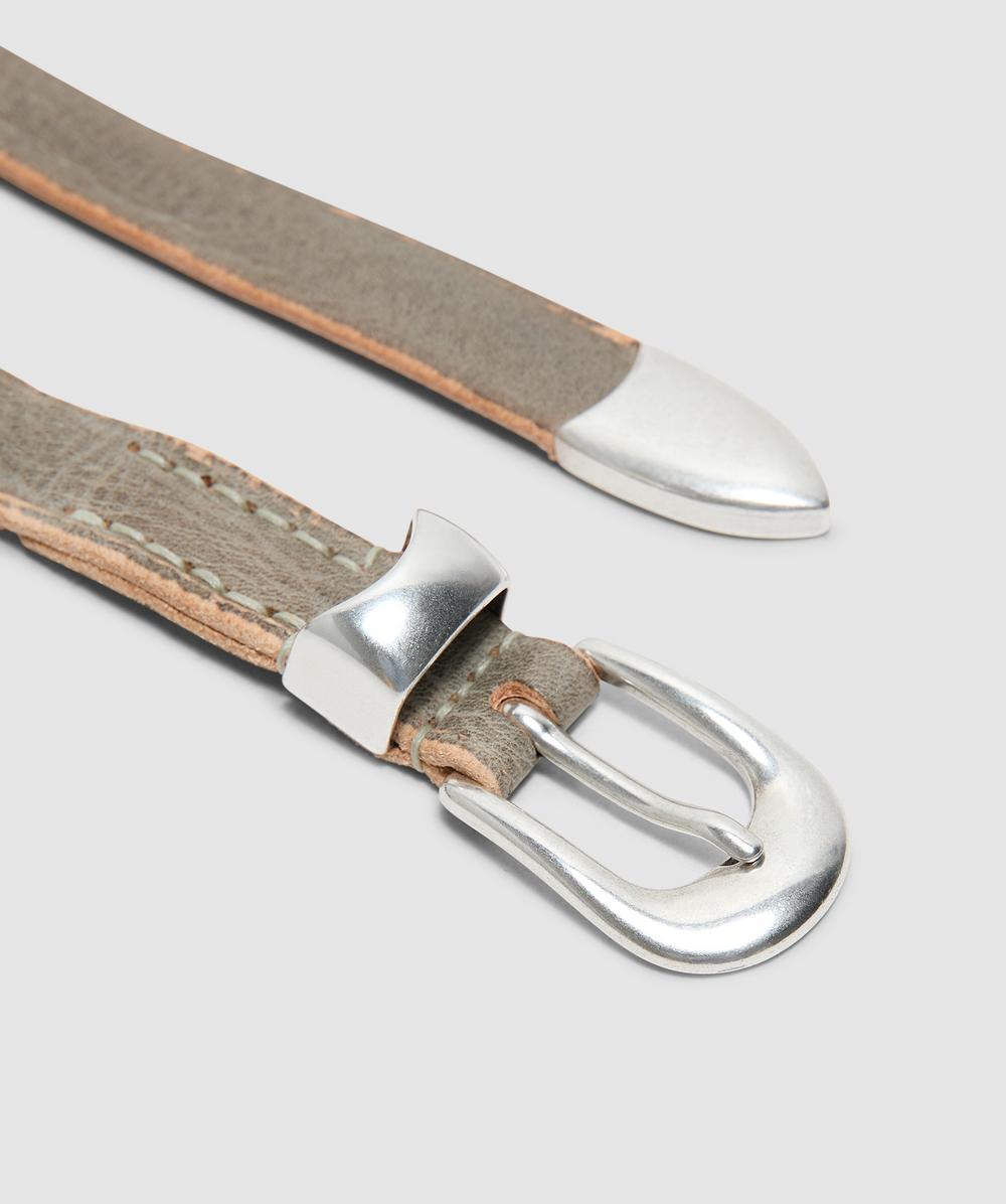 Our Legacy 2cm belt | OVERCAST BLUE LEATHER | SEVENSTORE