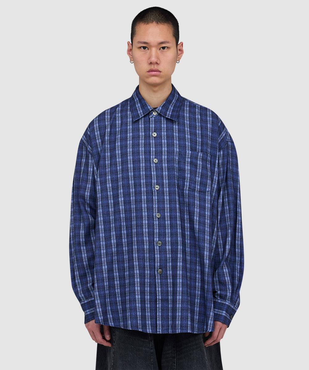 Our Legacy Borrowed shirt | CHECK PLEASE PRINT | SEVENSTORE
