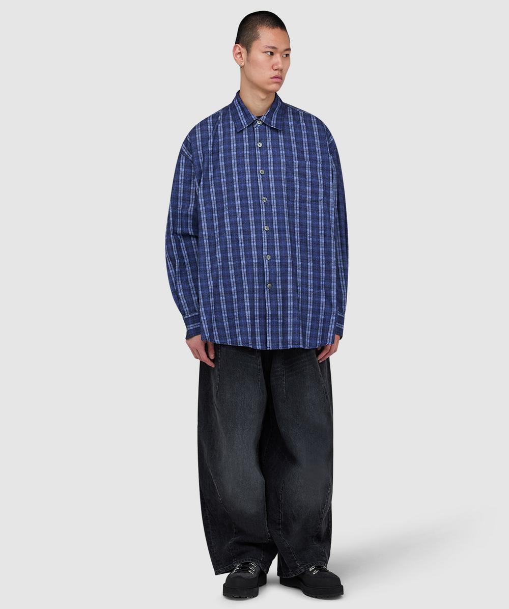 Our Legacy Borrowed shirt | CHECK PLEASE PRINT | SEVENSTORE