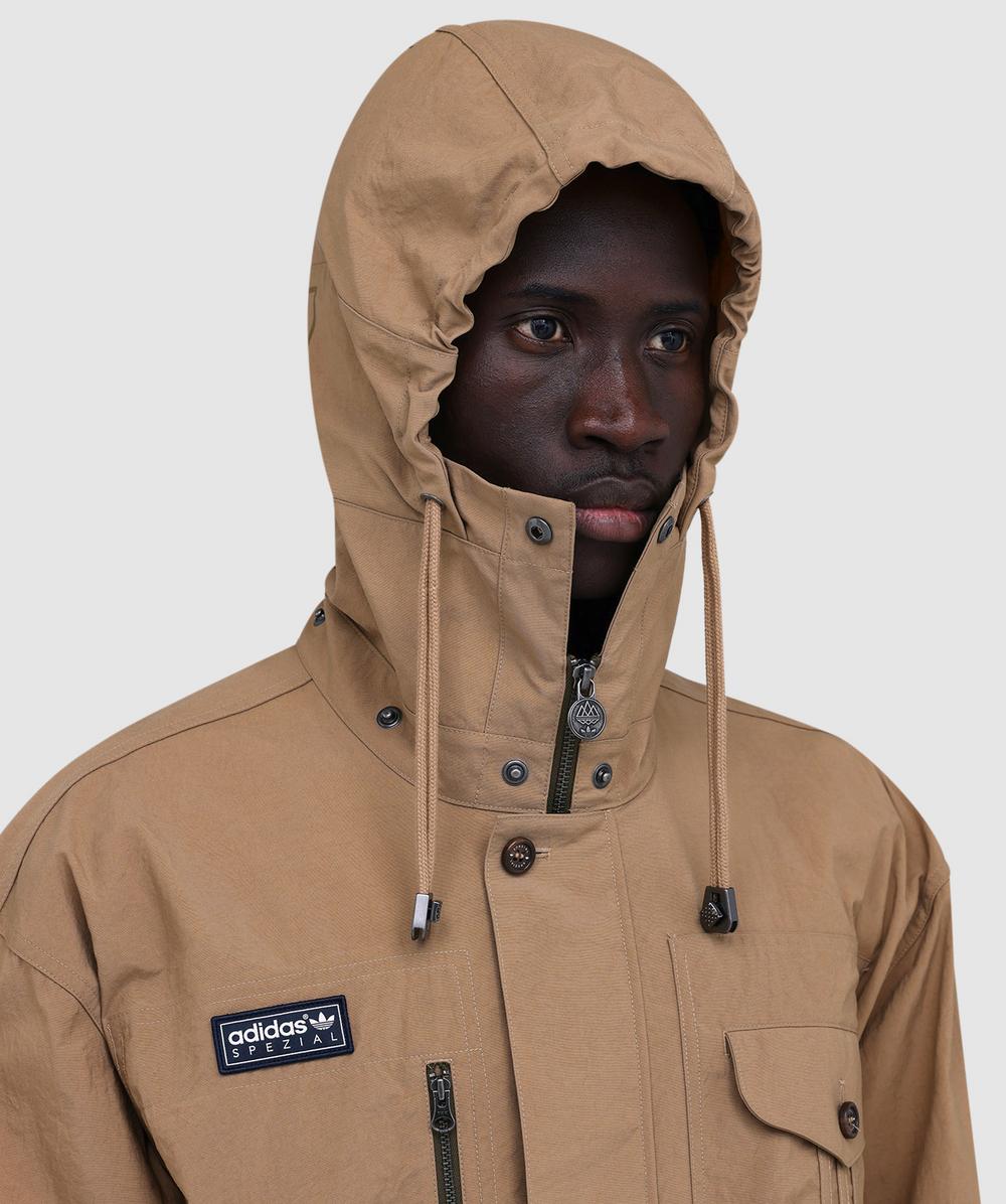 adidas SPZL Longridge SPZL parka jacket | CARDBOARD | SEVENSTORE