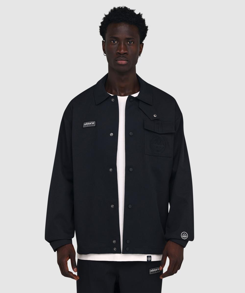 UNDERCOVER 22ss 2way フリンジシャツジャケット adidas SPZL Wingrove II jacket | BLACK | SEVENSTORE