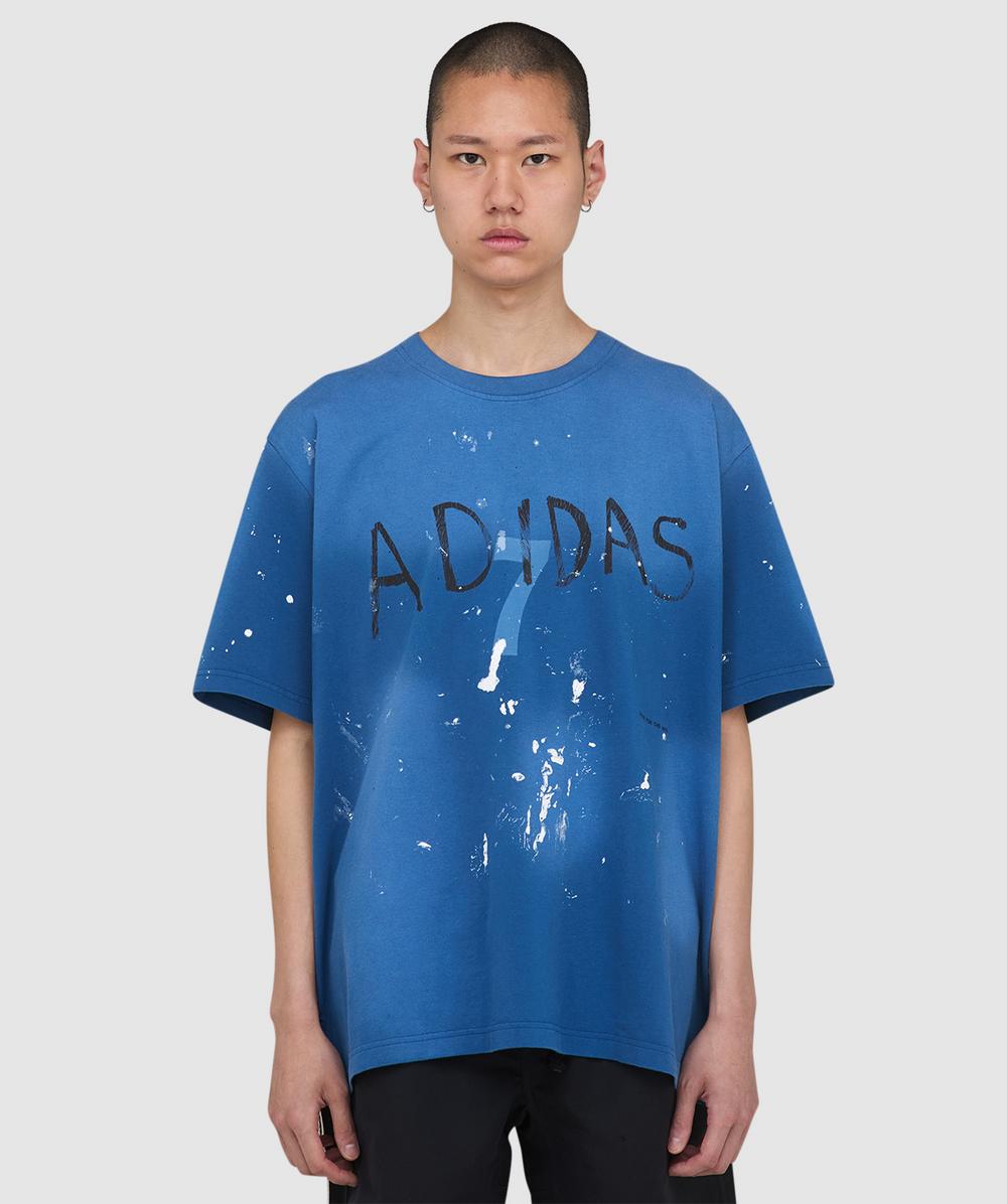Adidas Men's Grey X Song For The Mute Adi007 T-Shirt (Dusky Petrol - S) - Size S
