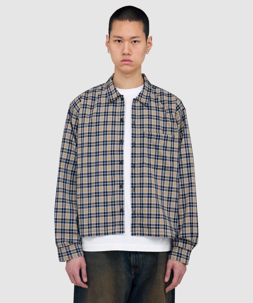 Beams Check Short Sleeve Shirt In Multi