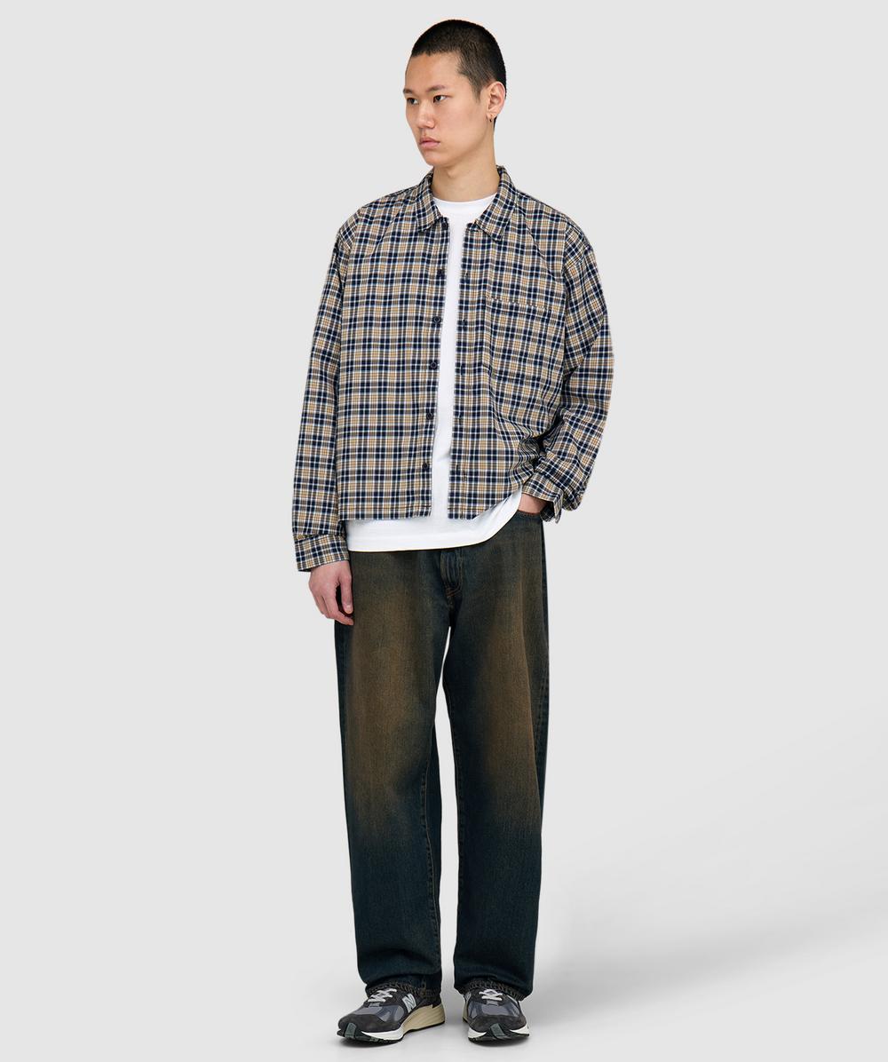 Beams Wide denim jean | DUSTY INDIGO | SEVENSTORE