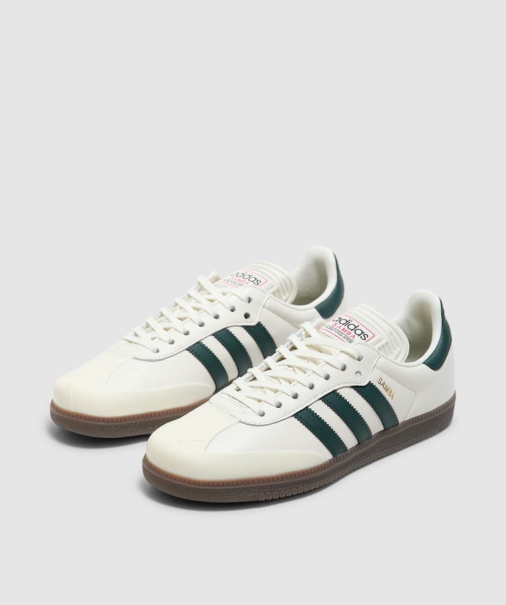 adidas x BAPE samba sneaker | OFF WHITE/SHADOW GREEN/GUM4 | SEVENSTORE