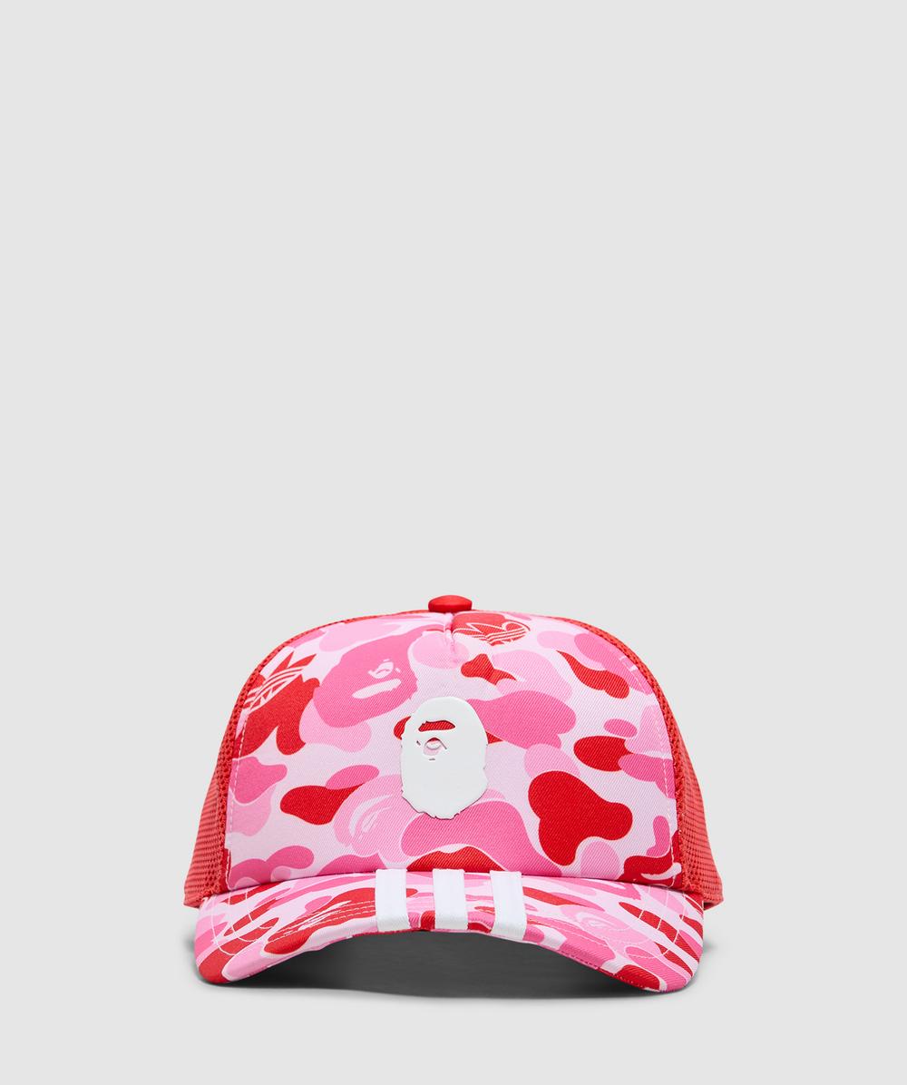 adidas TRUCKER CAP BAPE クリアピンク adidas TRUCKER CAP BAPE クリアピンク 【公式通販】 帽子