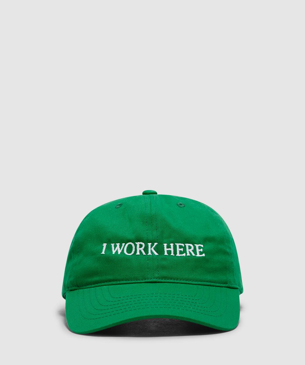 Idea I Work Here, Sometimes Cap In Green