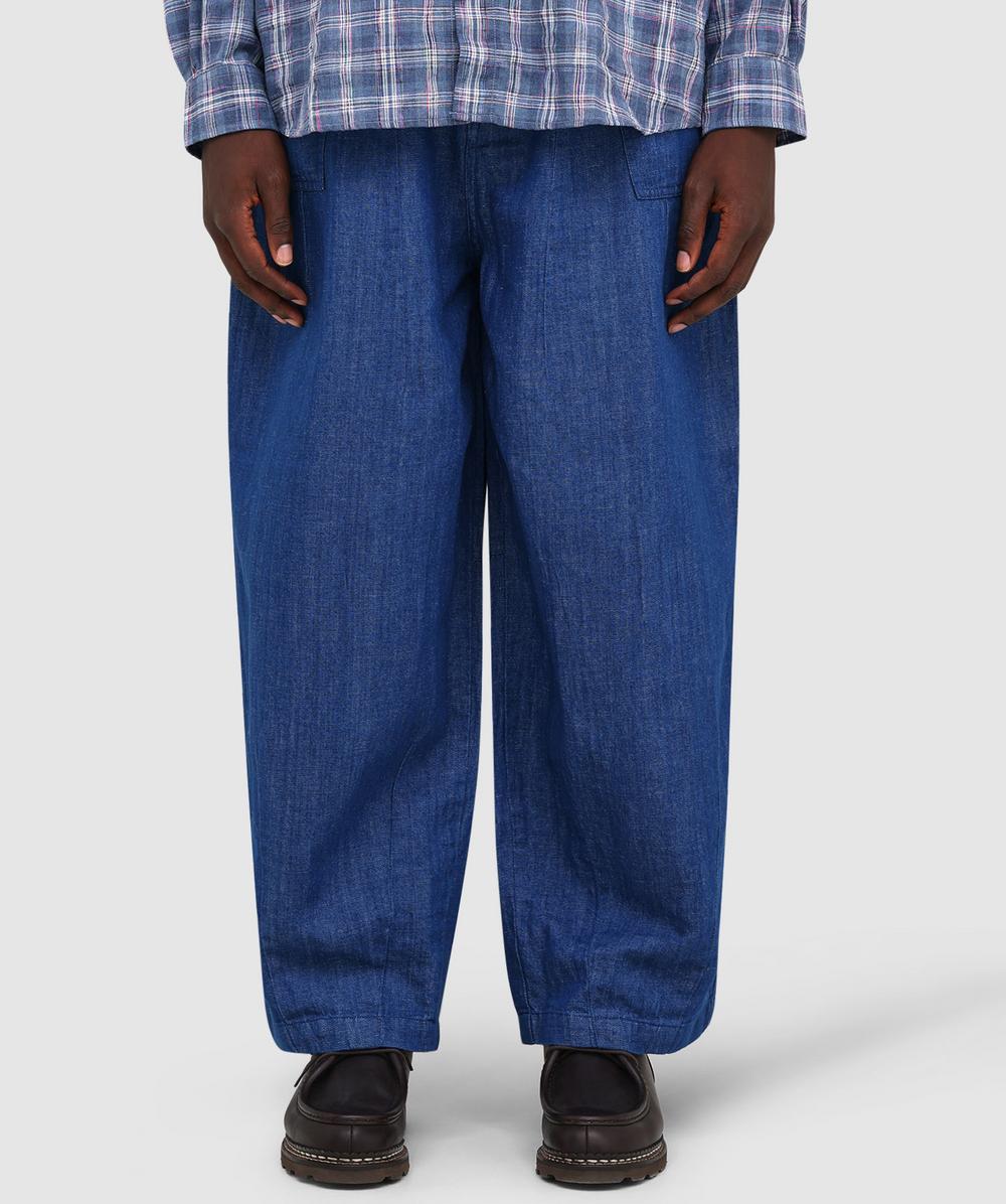 FrizmWORKS Denim Balloon Pant (Blue - L) - Size L, Male