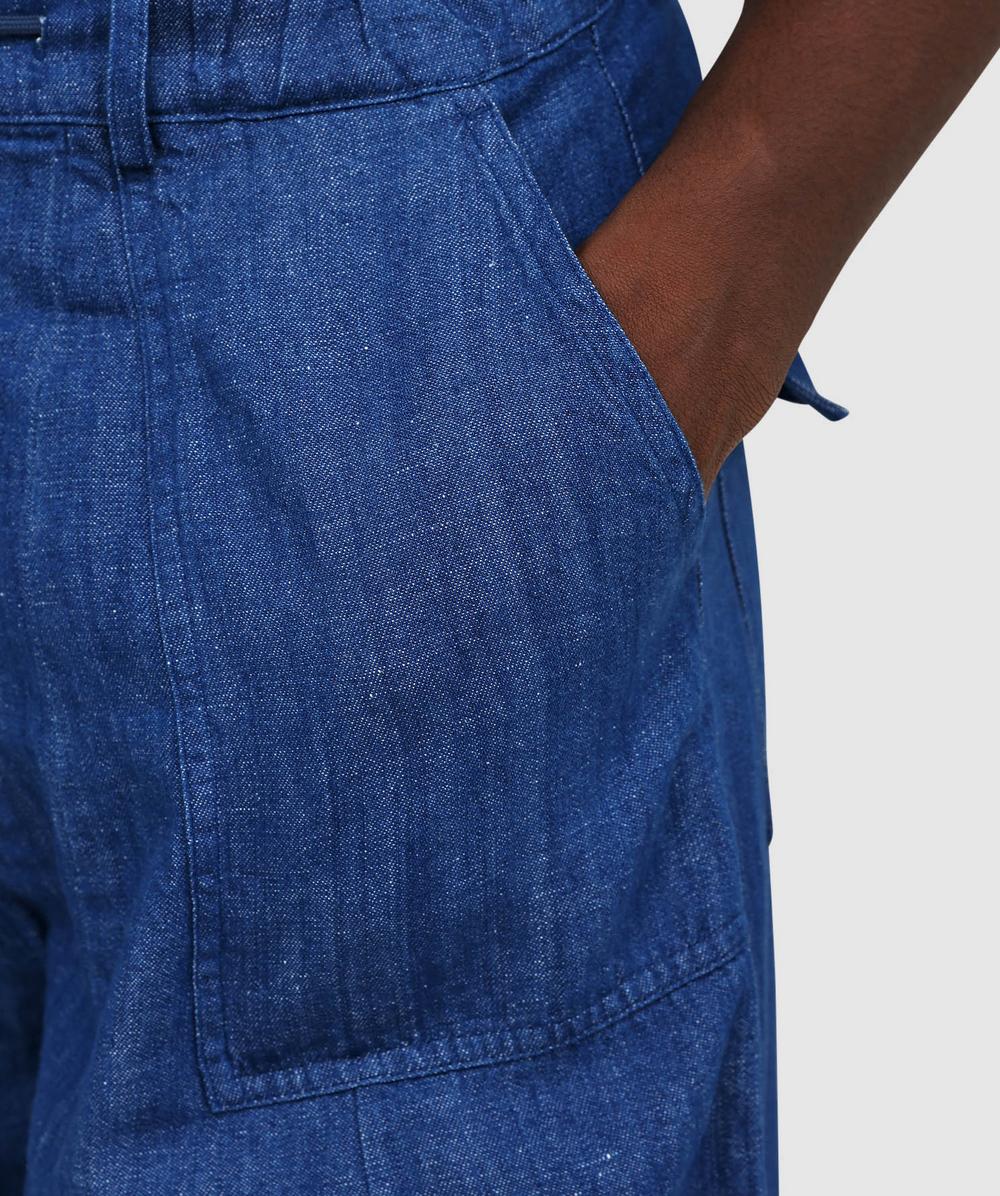 FrizmWORKS Denim balloon pant | BLUE | SEVENSTORE