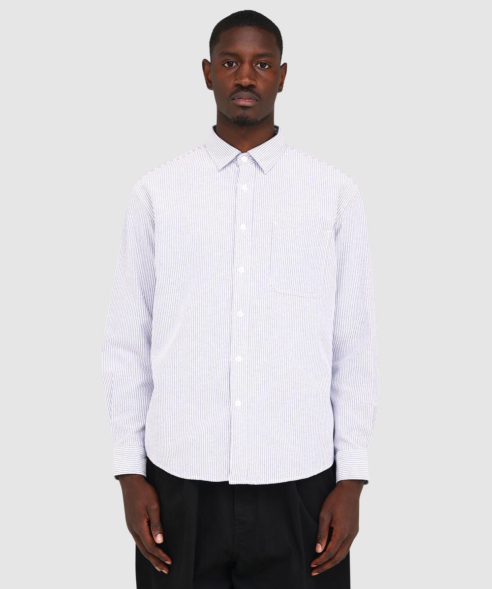 Frizmworks Og Stripe Oversized Shirt In Multi