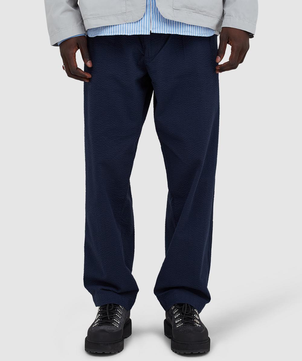 Service Works Seersucker Part Timer Pant In Blue