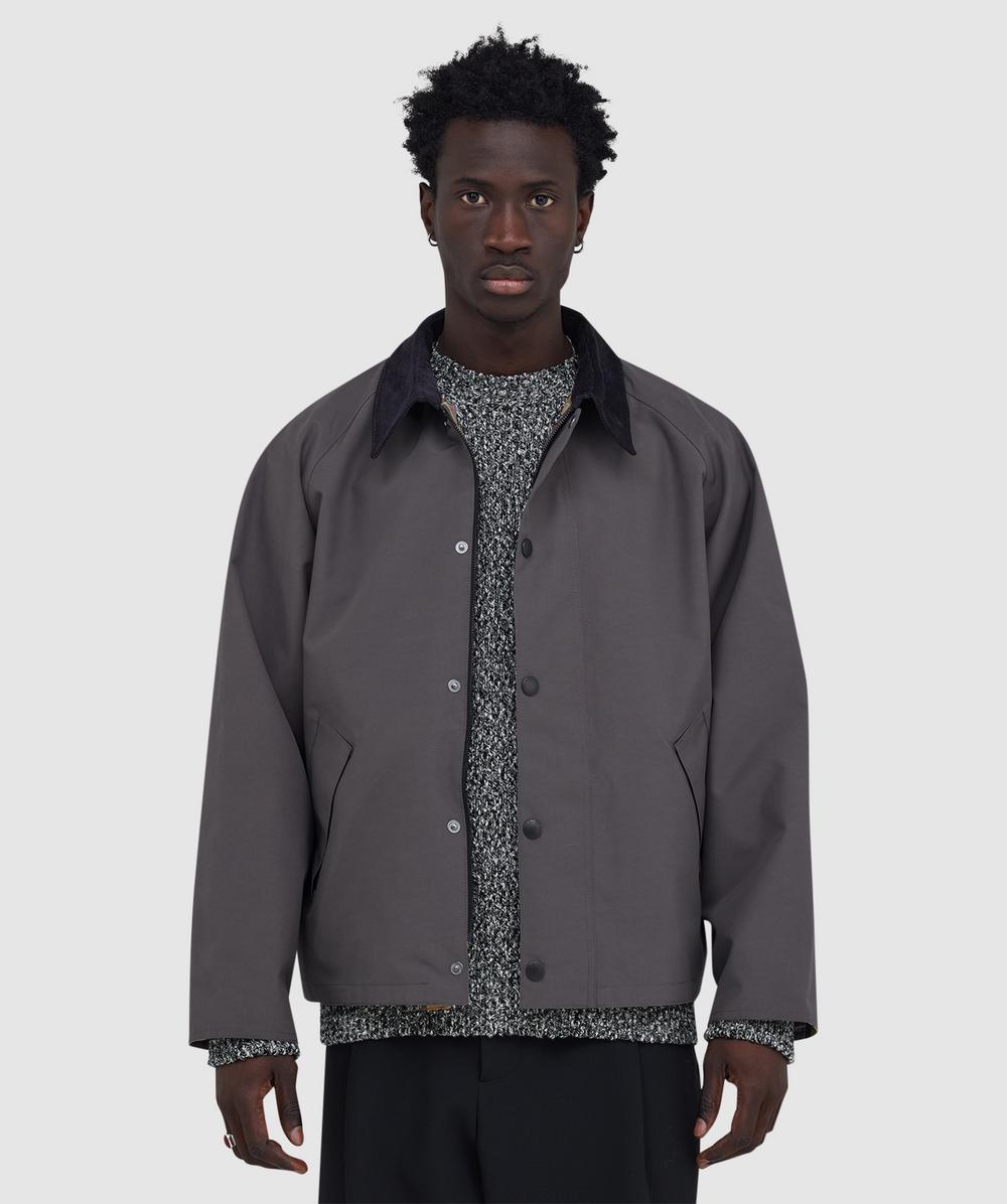 BARBOUR × SALON REVERSIBLE TRANSPORT 36 Barbour Reversible transporter casual jacket | ASPHALT GREY