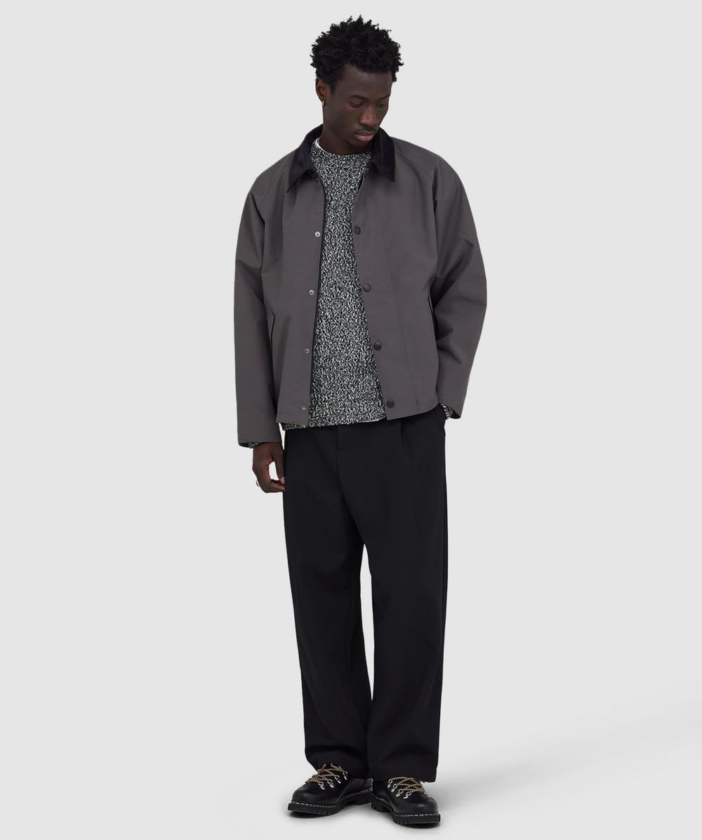 Barbour Reversible transporter casual jacket | ASPHALT GREY