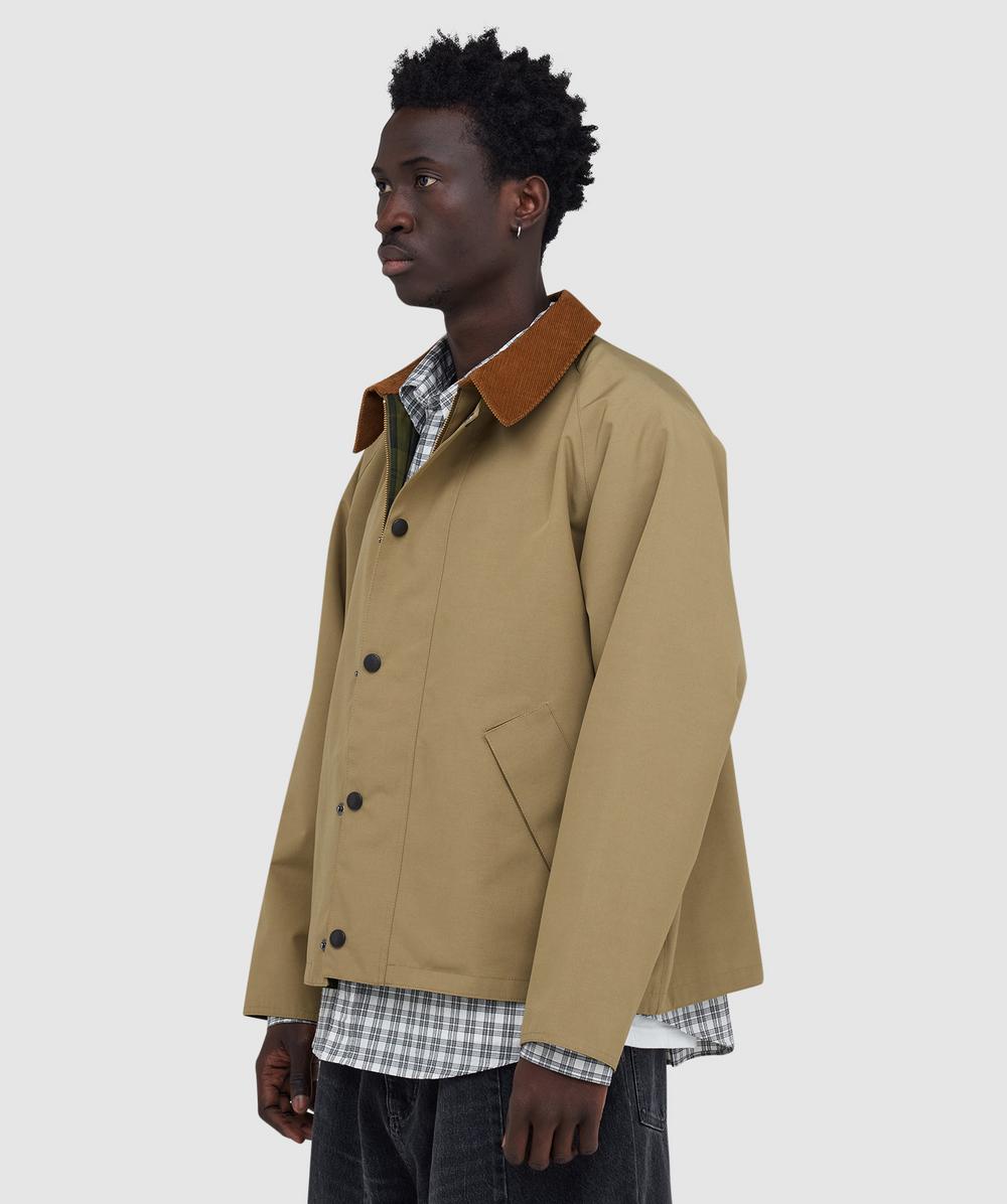 Barbour Reversible transporter casual jacket | BLEACHED OLIVE
