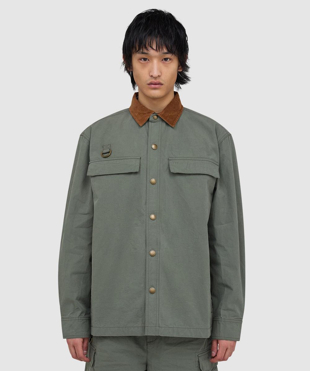 Barbour Spey poplin overshirt | ARCHIVE OLIVE | SEVENSTORE