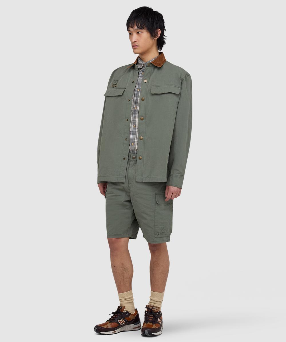 Barbour Spey poplin overshirt | ARCHIVE OLIVE | SEVENSTORE