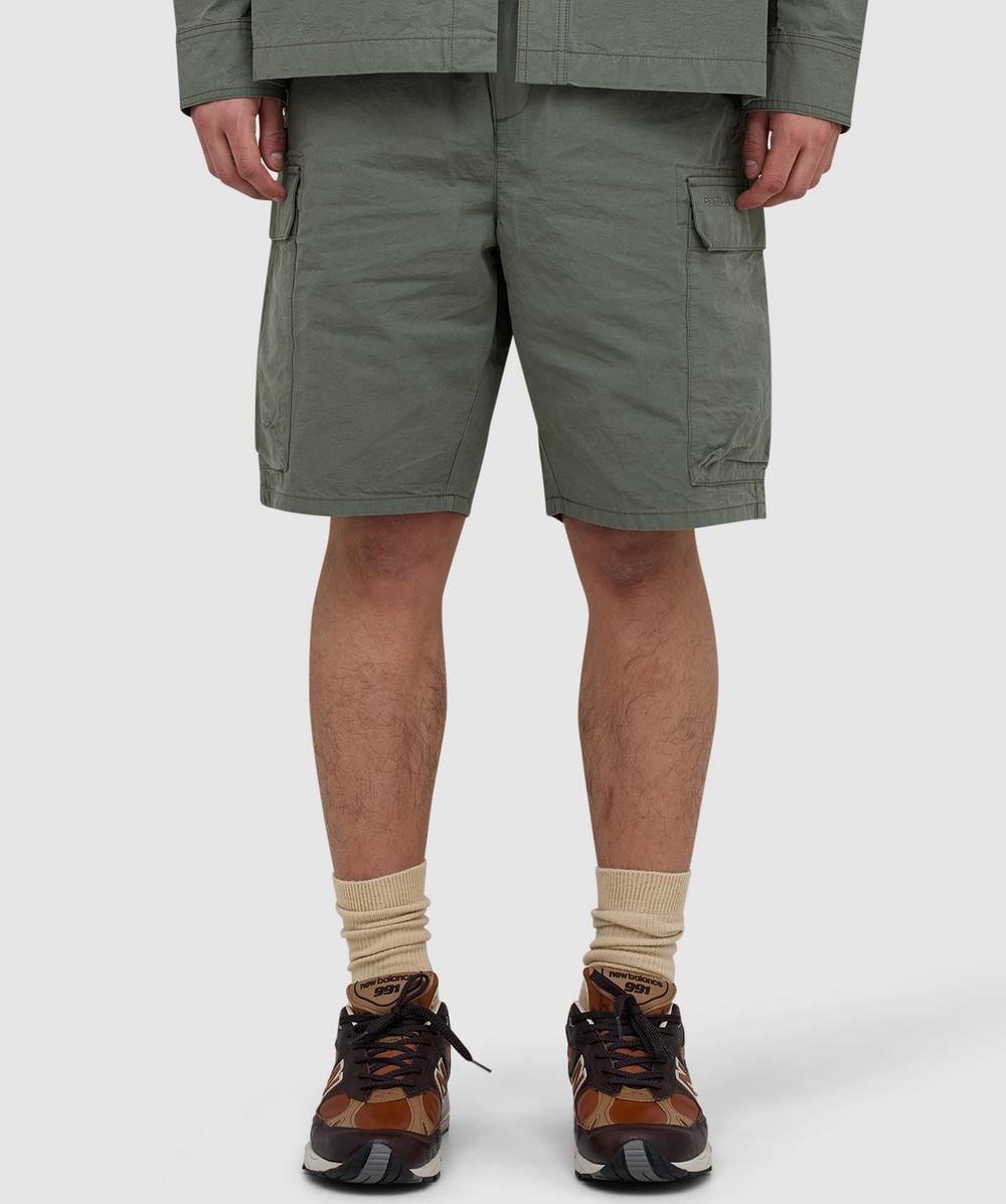 Barbour Spey Poplin Short Jacket In Green