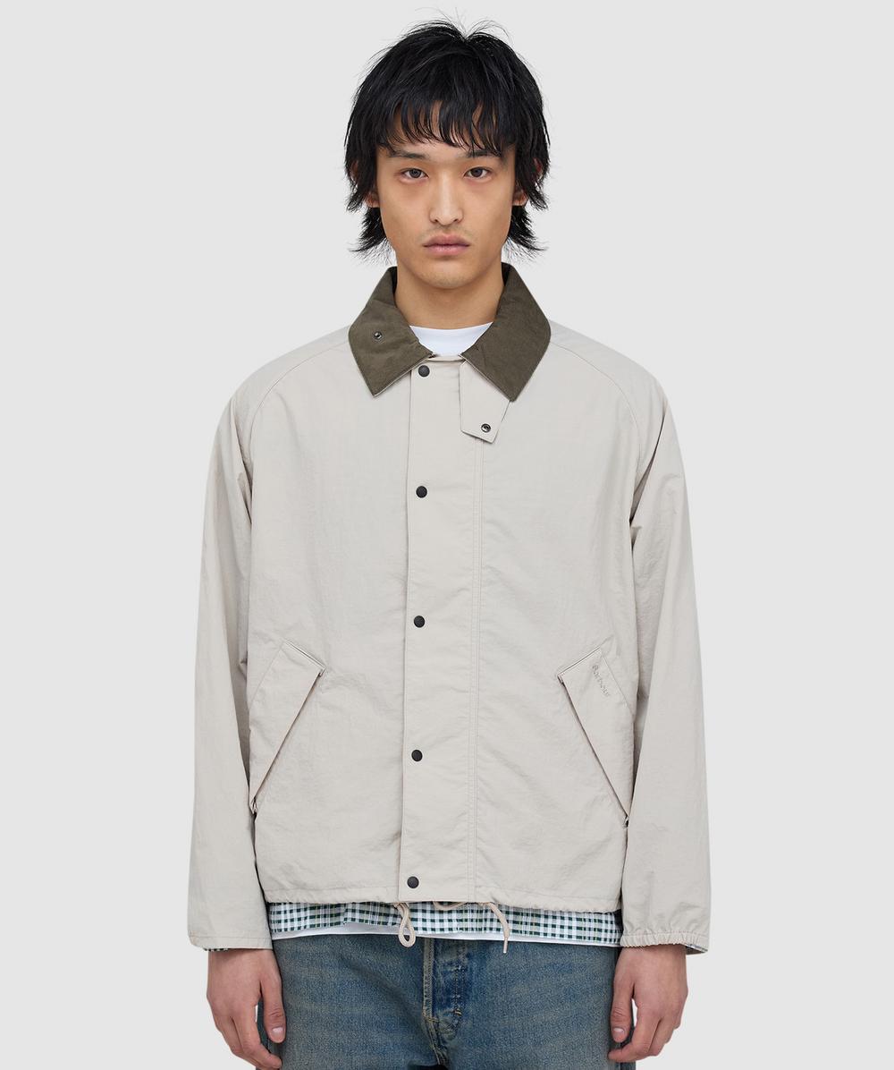 Barbour Transport Nylon Casual Jacket (Mist - 38) - Size 38, Male