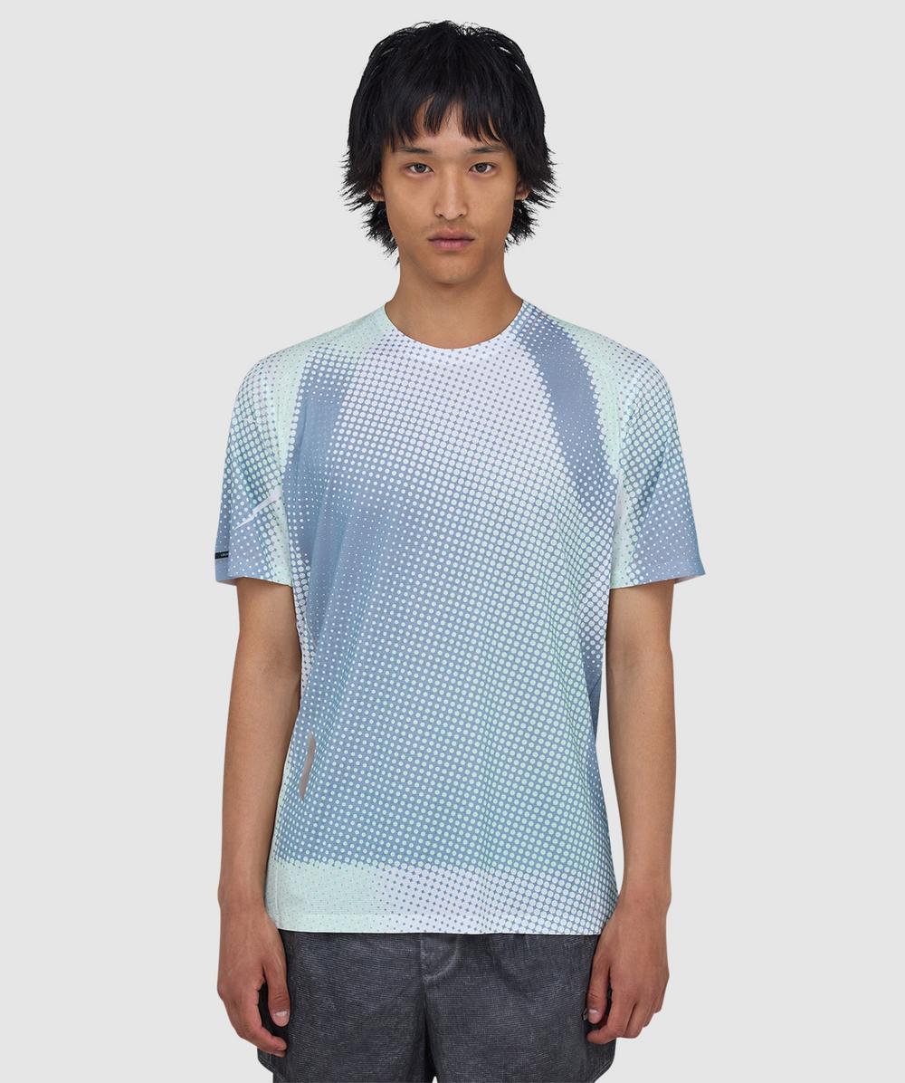 Soar Printed Tech T-shirt In Multi
