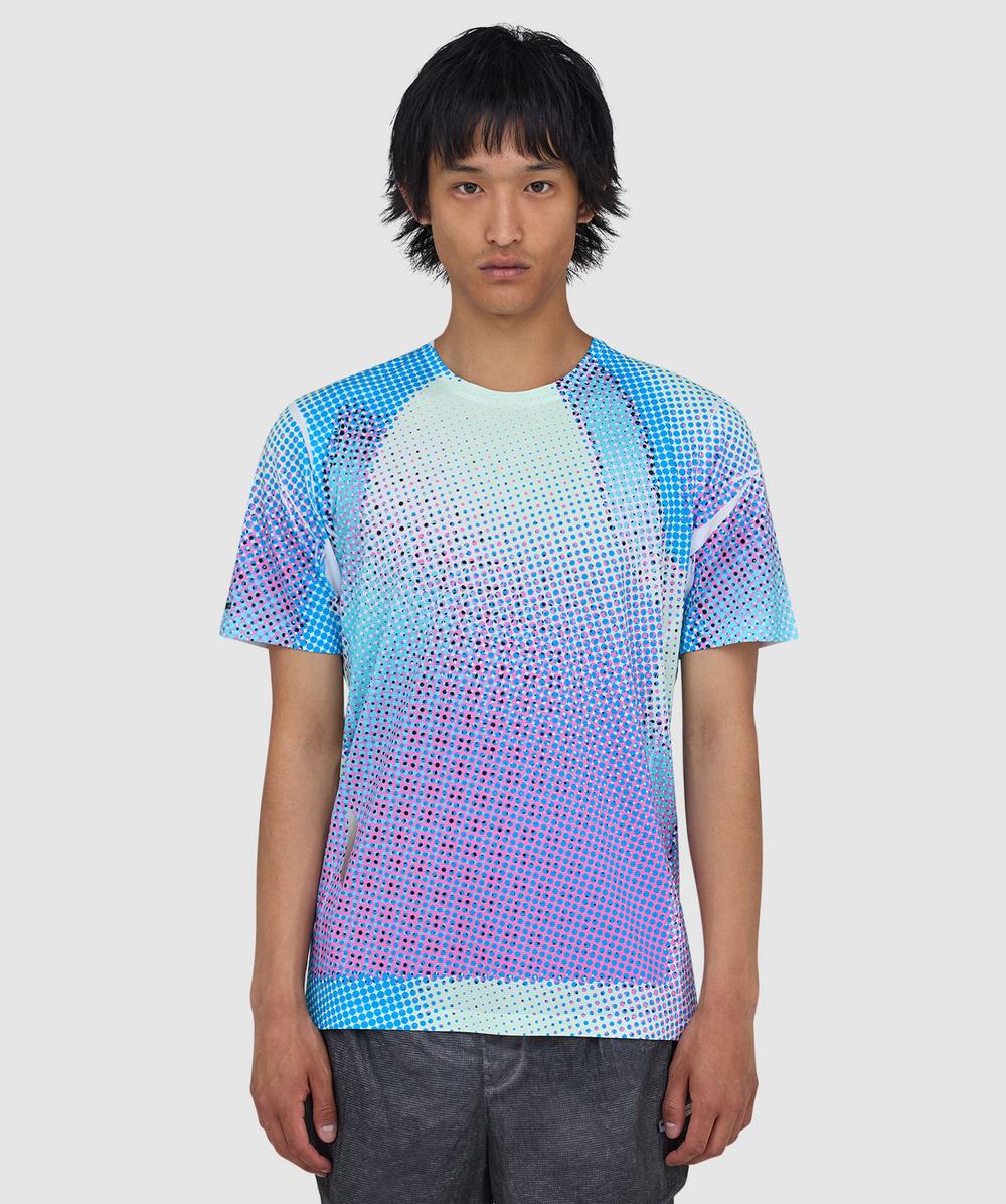Soar Printed Tech T-shirt In Multi