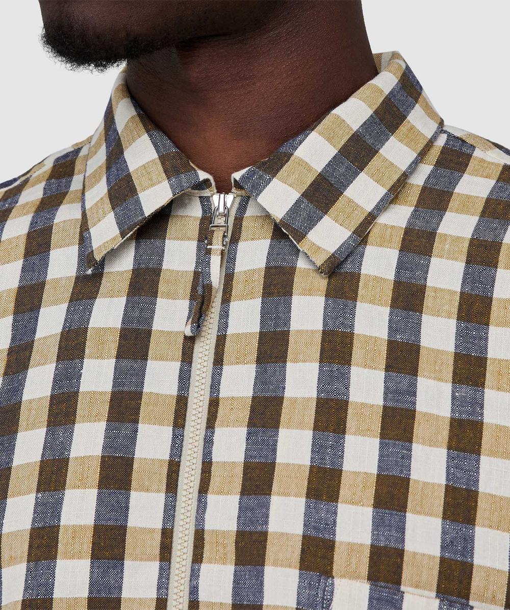 Universal Works Zip shirt jacket | OLIVE | SEVENSTORE