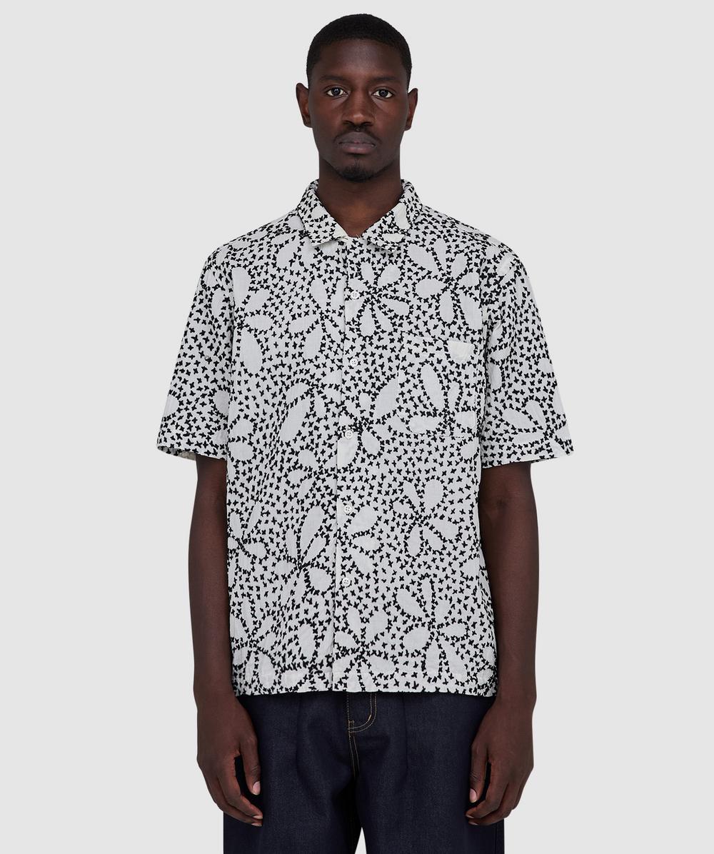 Universal Works Road Shirt In White