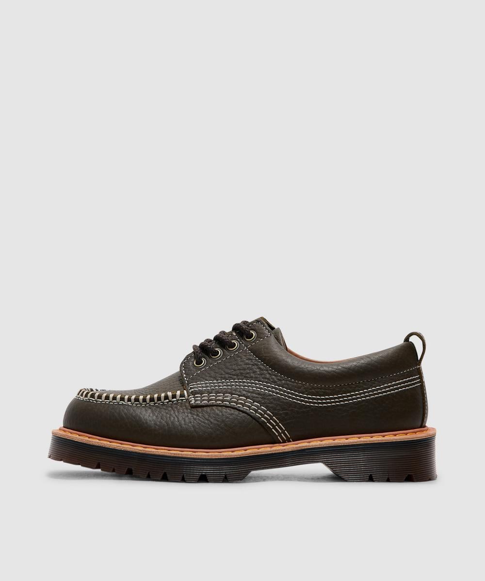 Dr. Martens Lowell 4 Eye Shoe (Olive - 9) - Size 9 - Men's, Unisex