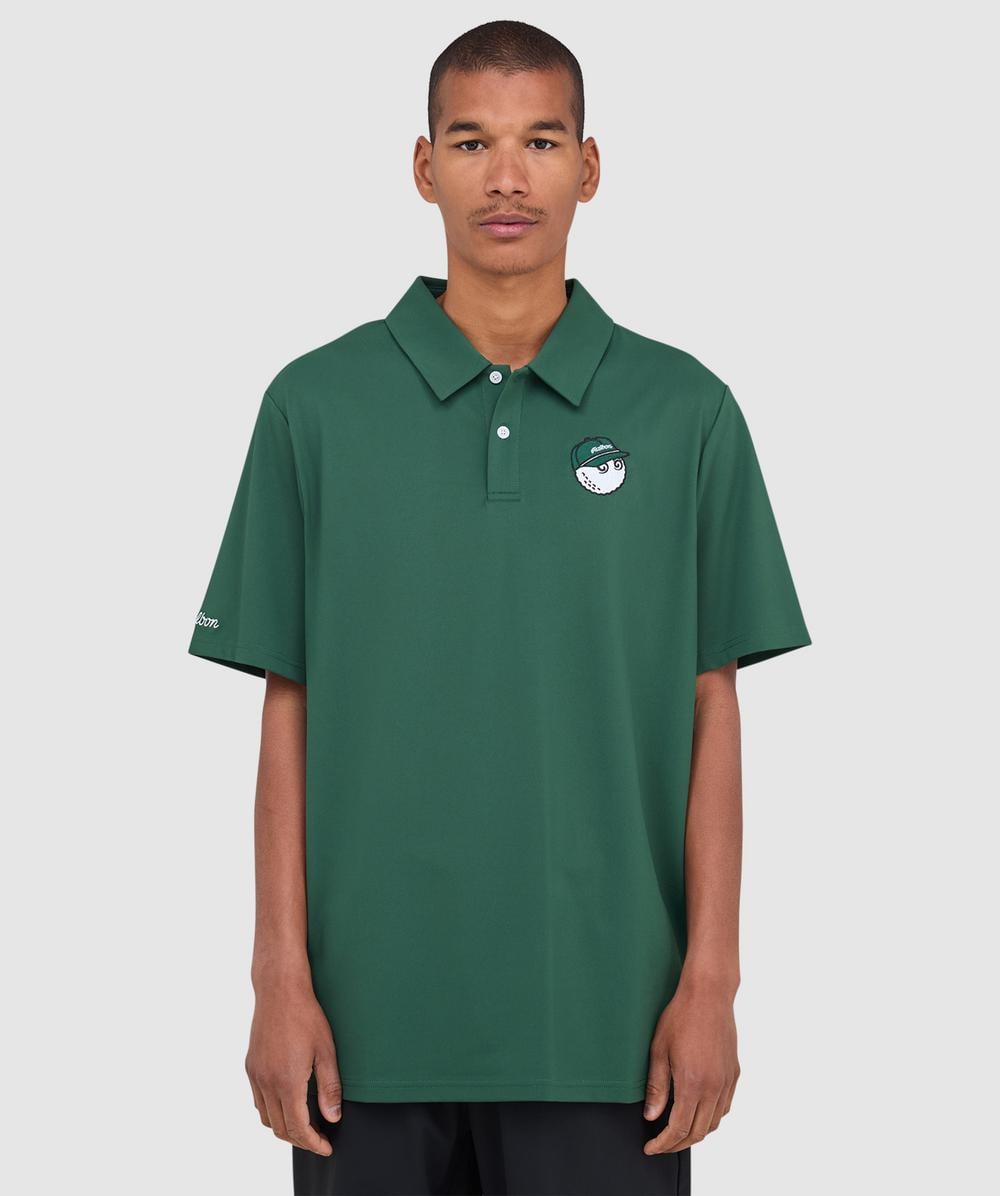 Malbon Golf Fairway Baldwin Polo Shirt (Forest - S) - Size S, Male
