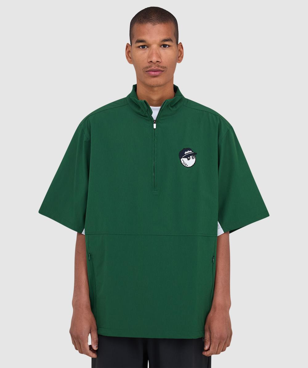 Malbon Golf Pine Windshirt (Forest - M) - Size M, Male