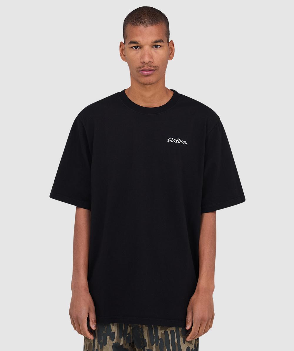 Malbon Golf Bermuda Baldwin T-shirt In Black