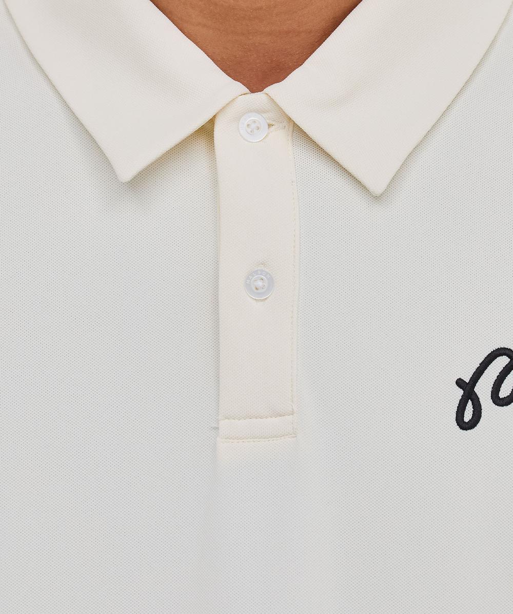 Malbon Golf Fairway polo shirt | IVORY | SEVENSTORE