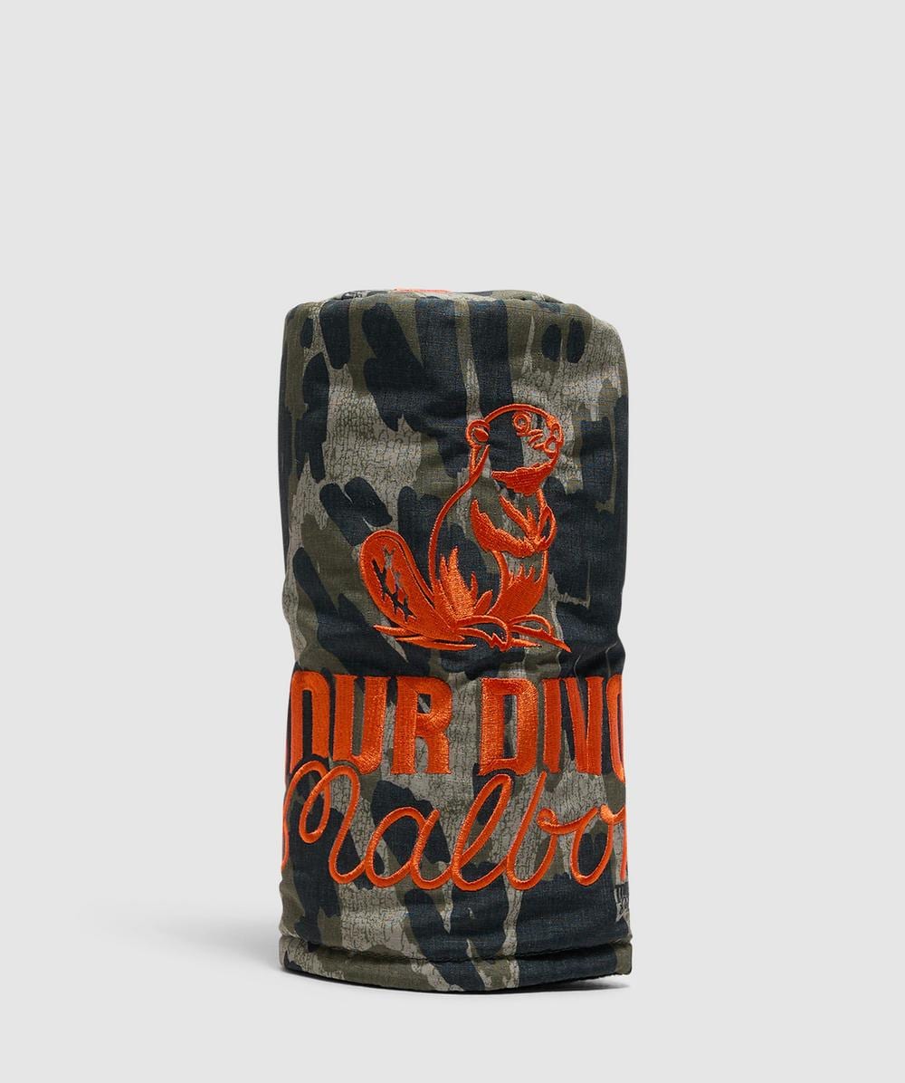Malbon Golf Tour Divot Camo Driver Cover (Bark Camo - One Size) - Size ONE SIZE, Unisex