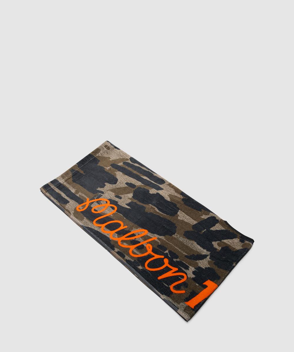 Malbon Golf Tour divot camo golf towel | BARK CAMO | SEVENSTORE