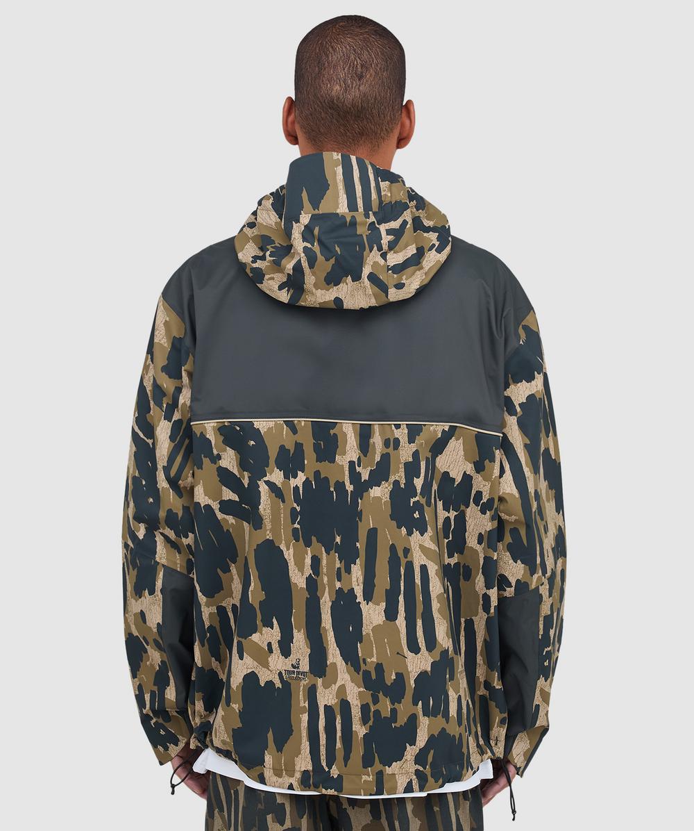 Malbon Golf Tour divot camo rain jacket | BARK CAMO | SEVENSTORE