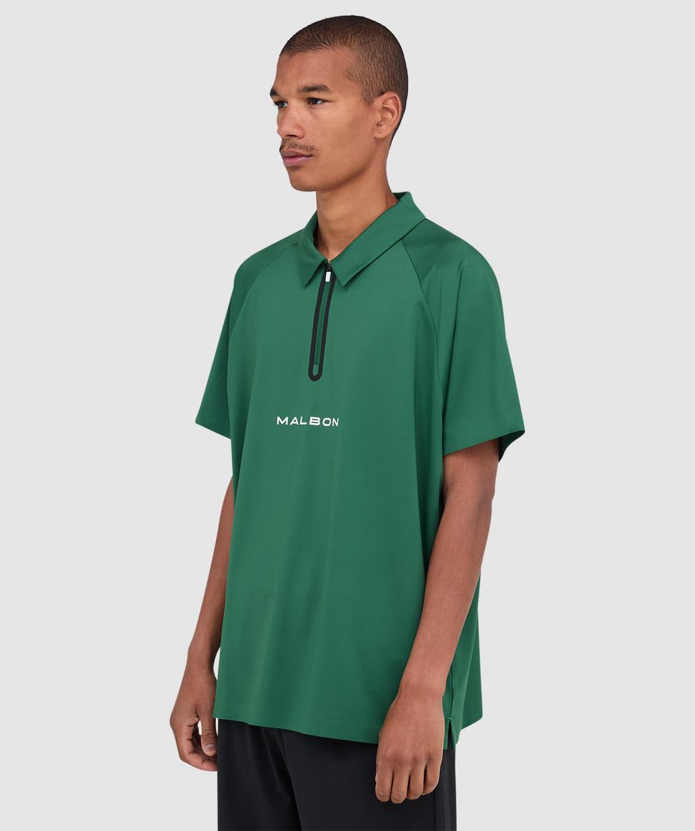 Malbon Golf Performance zip polo shirt | EDEN | SEVENSTORE