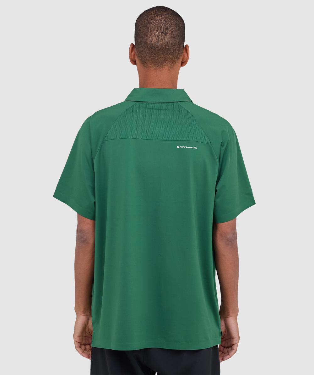 Malbon Golf Performance zip polo shirt | EDEN | SEVENSTORE